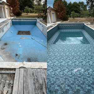liner piscine enterre