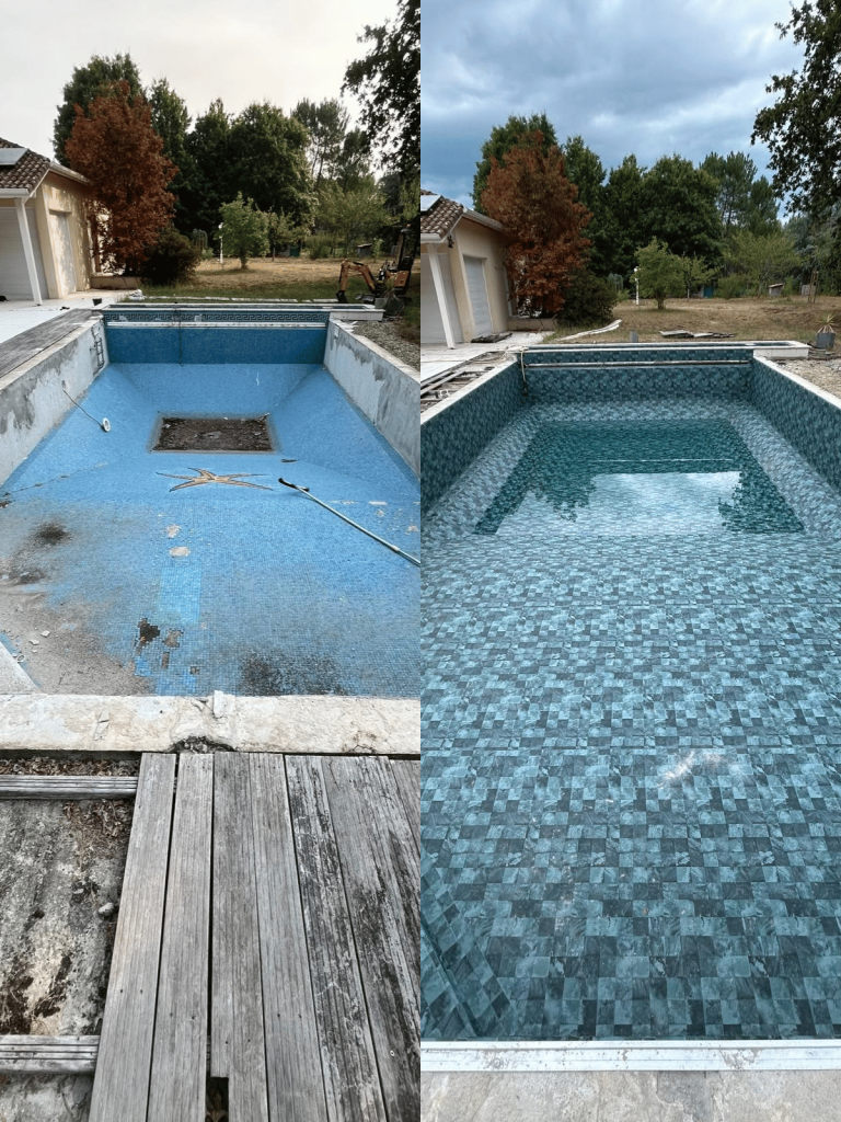 liner piscine enterre